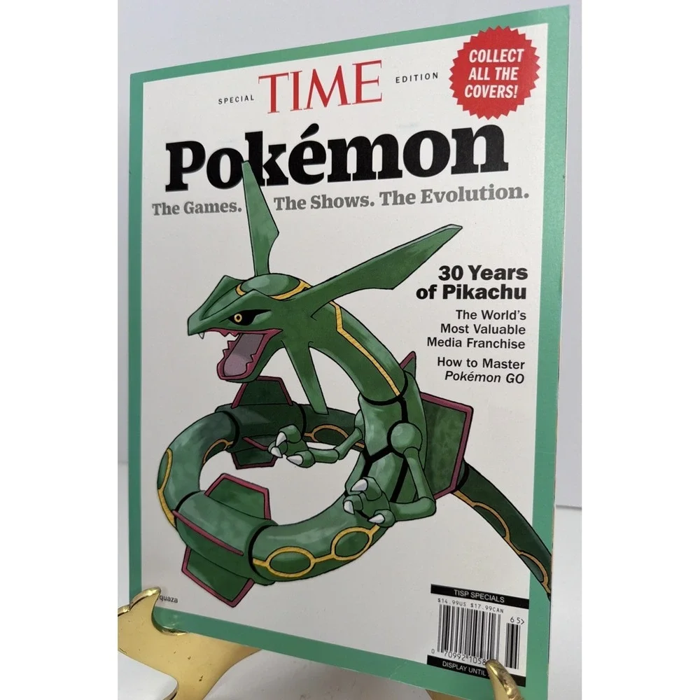 2026 Time Magazine POKEMON SPECIAL EDITION Rayquaza Pokémon EVOLUTION 30 Years